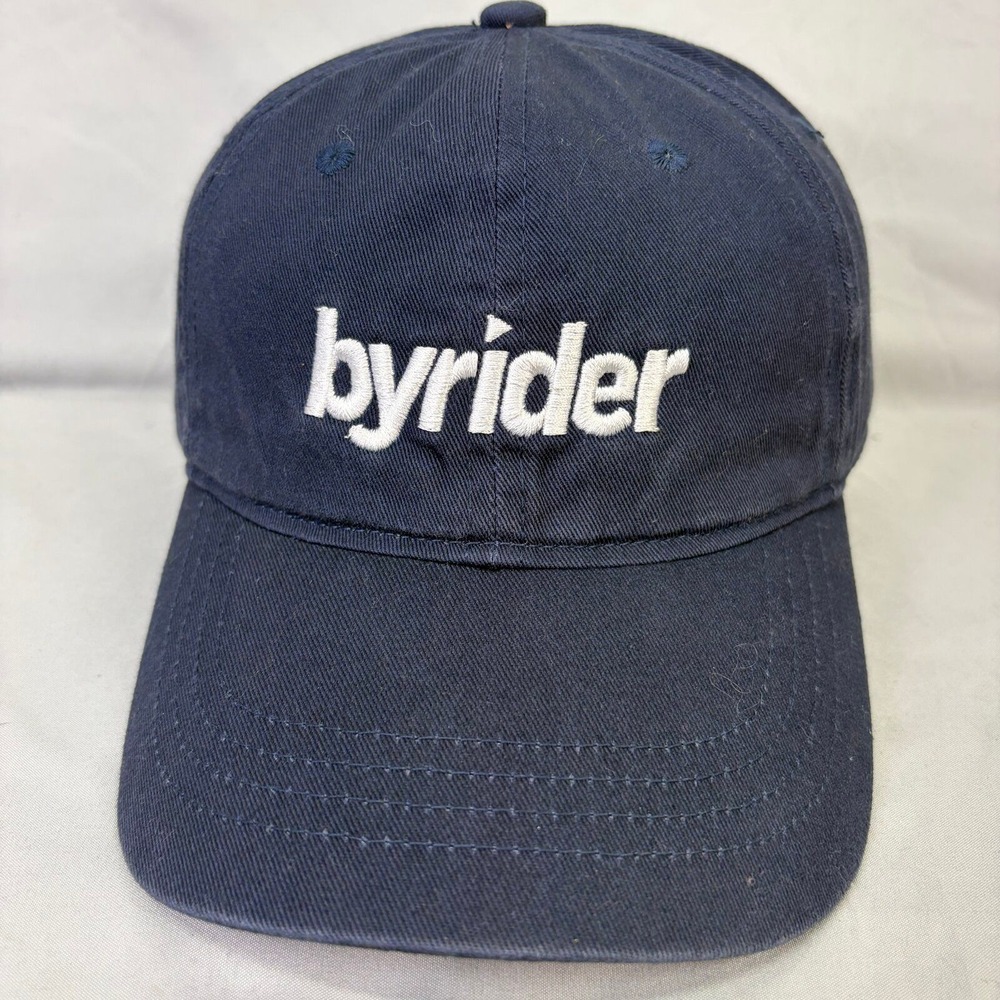 Outdoor Cap Byrider Hat Baseball Cap Mens OSFM Navy Blue Embroidered Logo